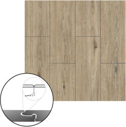 Leziter Kent tölgy Vinyl SPC fózolt padló (LPSPC-4-5-KEN-F) - snaigeshop