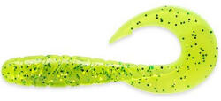 Fishup Fishup_mighty Grub 4.5" (4pcs. ), #026 - Flo Chartreuse/green (e-fhl54119)