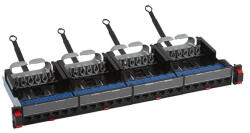 Legrand Patch panel - Cat6, UTP, 24 portos, 1U, árnyékolatlan (4x6xRJ45 modulok) gyorscsatlakozók, LCS3 (033760)