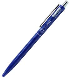 BLUERING Golyóstoll 0, 8mm, nyomógombos műanyag kék test, Bluering® Z3, írásszín kék - nyomtassingyen - 132 Ft