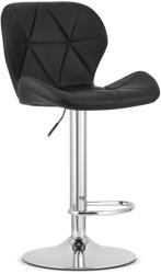  Fekete bárszék WEST ökobőrből