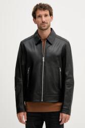 BOSS bőrdzseki fekete, átmeneti, 50543214 - fekete 50