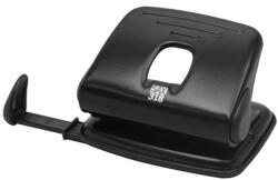 ICO Lyukasztó, kétlyukú, 15 lap, SAX "318", fekete (7310037008)