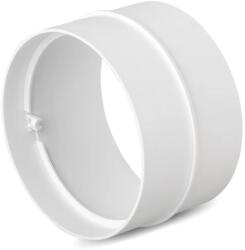 airRoxy ABS csőtoldó átm: 125 mm, 60°C-ig (AIR-02-476) (AIR-02-476)