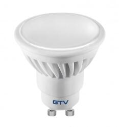 GTV LED fényforrás, GU10, SMD2835, 9, 1W, 850lm, 80mA, 4000K, 120°, 180-250V/AC, kerámia ház (GTV-LD-SM1210N-10) (GTV-LD-SM1210N-10)