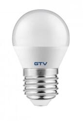 GTV LED fényforrás, E27, kisgömb forma, SMD2835, 6W, 470lm, 52mA, 4000K, 160°, 230V/AC (GTV-LD-SMNGB45C-60) (GTV-LD-SMNGB45C-60)