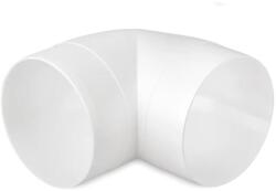 airRoxy ABS könyökidom 90° átm: 100, mm 60°C-ig (AIR-02-459) (AIR-02-459)