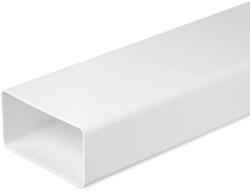 airRoxy Laposcsatorna, 50 cm hosszú, PVC, 60x120 mm (AIR-02-429) (AIR-02-429)