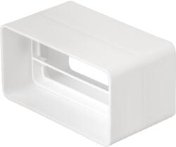 airRoxy Visszacsapó szelepes szögletes légcsatorna toldóidom 60x204 mm, ABS (AIR-02-445) (AIR-02-445)