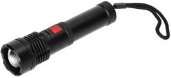 ORNO Zseblámpa LED COB zoommal, 12W, 2200 mAh, 6000K, 500lm, MicroUSB (OR-LT-12) (OR-LT-12)