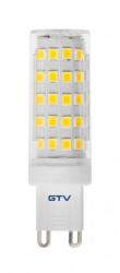 GTV LED fényforrás, 6, 5W, A-G, G9, 220-240V/AC, 4000K, 600lm, 38mA, sug. szög: 360° (GTV-LD-G9P67W0-40) (GTV-LD-G9P67W0-40)