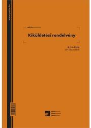  B. 18-73/UJ A4 25x2lapos álló "Kiküldetési rendelvény" nyomtatvány (B.18-73/UJ) - tintasziget