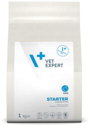 Vet Expert Expert Starter csirke és rizs kutyatáp vemhes és szoptató szukának, valamint kölyökkutyák elválasztásához 1kg - vetpluspatika