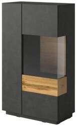  Szekrény Livlore 104 (Matera szürke + Wotan tölgy)