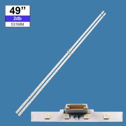  LED-TV654 Edge háttérvilágítás Samsung 49coll LED TV-be, 44LED 3V, kék, 2db/csomag