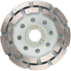 GRAPHITE Gyémánt csiszolókorong 125x22.2mm, szegmenses, 2 soros, száraz (57T324) - storeplace