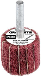GRAPHITE Csapos lamellás korong, 30x25x6mm, P80 (58T412)