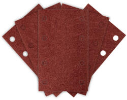 NEO TOOLS Csiszolópapír, tépőzáras, 80x130mm, P80, 8 lyukas, 04-623-hoz, 5db (54-050) - storeplace