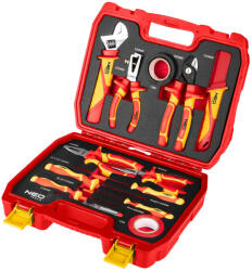 NEO TOOLS Szerszámkészlet villanyszerelőknek, 13 részes, kofferben (01-315) - storeplace