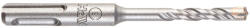GRAPHITE Betonfúró SDS-Plus 6x110mm, S4 type, 4 élű, vasbetonhoz (54H100)