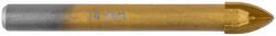 GRAPHITE Univerzális, 4 élű üvegfúró, fa, műanyag, fém kőzetanyagok fúrásához, Titánium bevonat, 14mm (54T410) - storeplace