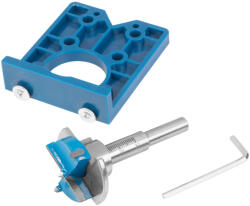 GRAPHITE fenékfúró 35mm kivetőpánthoz+sablon, mélységütközővel (57H003)