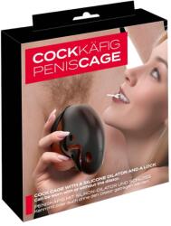 You2Toys - péniszketrec péniszpluggal (fekete) - erotikashow