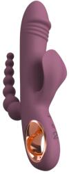 You2Toys - akkus, tripla karos vibrátor (lila) - erotikashow