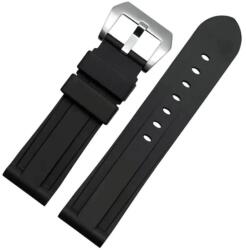  Curea tip Panerai neagră 26mm