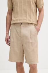 United Colors of Benetton vászon rövidnadrág - bézs 48 - answear - 16 050 Ft