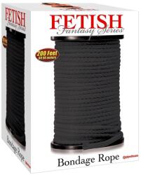 Pipedream Fetish Shibari Bondage kötél - 60m (fekete) - shop