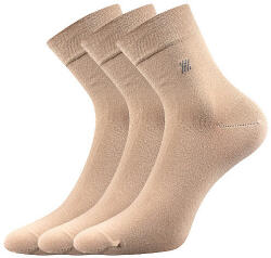 Lonka 3PACK șosete Lonka bej (Dion) L (172404)