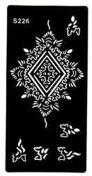  Henna tetováló sablon S226