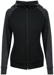 Just Cool Hanorac pentru femei - Neagră / Negru prespălat | XS (JC058-1000256020)