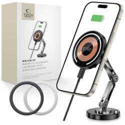 Tech-Protect V8 MagSafe autós telefontartó 15W, fekete