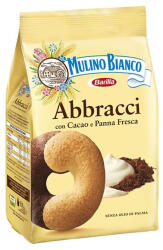 Barilla Keksz MULINO BIANCO abbracci krémes kakaós 350 g (1000) - papir-bolt
