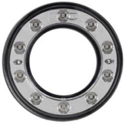 Dasteri Univerzális LED gyűrű 12LED-es 2 funkciós (Helyzetj. + fék) hátsólámpa 9-33V, Háromfüles felfogatás, belső átm. : 55mm, külső átm. : 98mm - DSLR400STL (DSLR400STL) - jarmulampa
