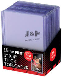 Ultra Pro toploader kemény tok 3"x4" Action Packed 55pt - doboz (25 db)