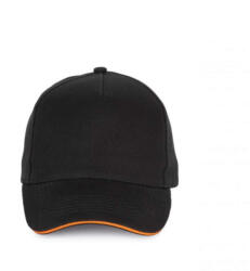 K-UP KP189 5 PANELS COTTON SANDWICH CAP (kp189bl/or-u)