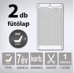 KIYO karbonszálas beépíthető ülésfűtés 2 fokozatú billenőkapcsolóval, 1 ülésre (KY-AWHL-CARB-STD01-S1)