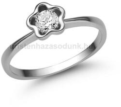 E323FLB25 - LABOR GYÉMÁNT: 0.25 CT (=4.0mm Ø) Eljegyzési Gyűrű (E323FLB25)