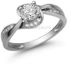  E108FLB86 - LABOR GYÉMÁNT: 0.86 CT (5.5 mm Ø) Eljegyzési Gyűrű (E108FLB86)