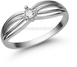  E321FLB12 - LABOR GYÉMÁNT: 0.12 CT (=3.1mm Ø) Eljegyzési Gyűrű (E321FLB12)