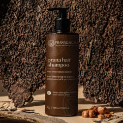 Pranagarden ápoló és regeneráló sampon vöröshagyma kivonattal - natúr kozmetikum, 400ml