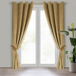 Takoy Draperie ANTARA din velur neted cu bandă de fixare 140 x 270 cm