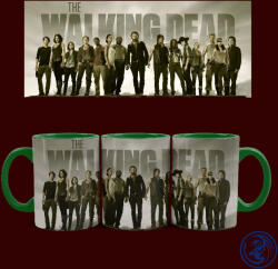 The Walking Dead bögre (Zöld)