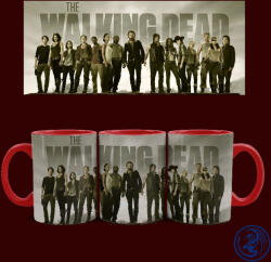 The Walking Dead bögre (Piros)