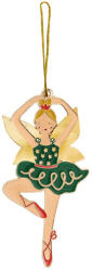 Metal hanging decoration Ballerina, mix, 5x10cm (ZDM3)