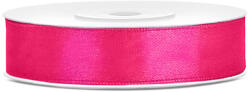  Szaténszalag, sötét rózsaszín, 12mm/25m (1 db / 25 lm) (TS12-006)