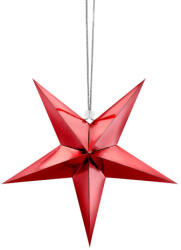  Papír csillag, 30 cm, piros (GWP1-30-007M)